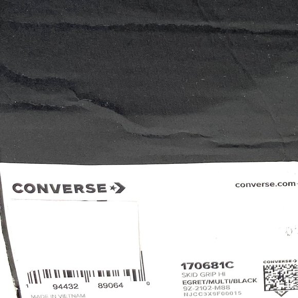 💖MEGA SALE💖Converse Skid Grip Shoes Women Black Blue Yellow White  170681C - Picture 7 of 8